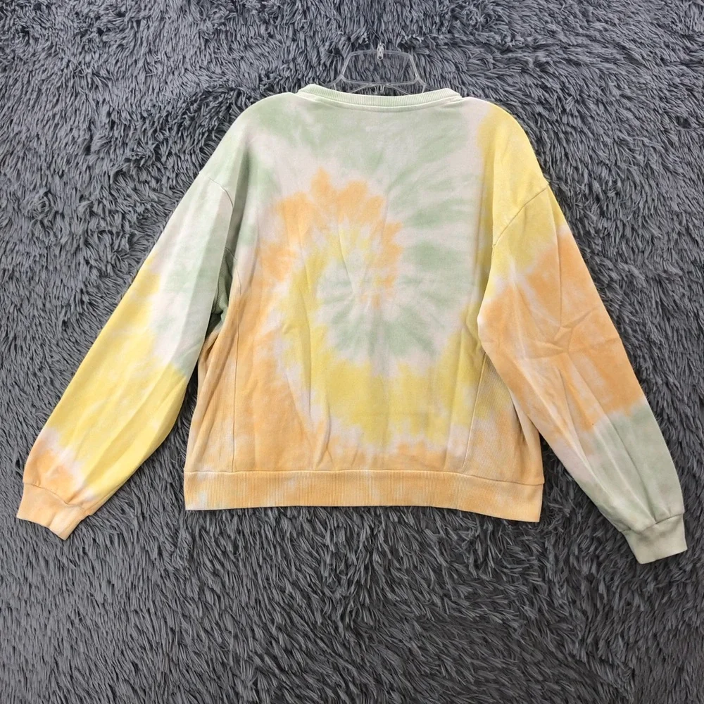 Disney Sweatshirt Girls XXL Fits Womens Medium Tye Dye Mickey Donald Goofy Daisy